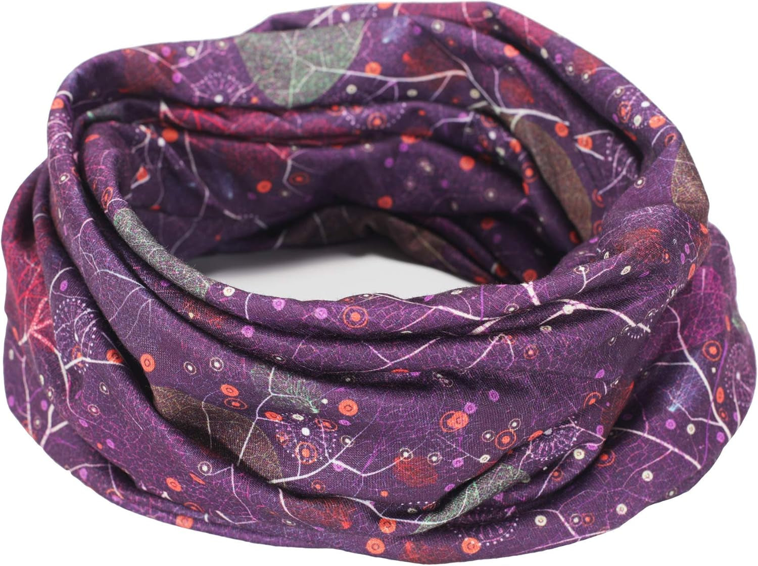 Women Fashion Slouchy Beanie Hat for Summer Stretch Infinity Scarf Headwear Skull Cap