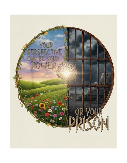 Load image into Gallery viewer, Inspirational Matte Vertical Posters - "Your Perspective Can Be Your Power or Your Prison"
