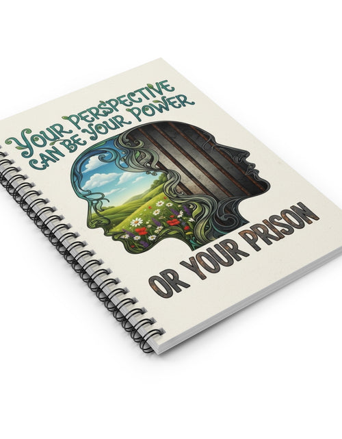 Load image into Gallery viewer, Inspirational Spiral Notebook - Your Perspective Can Be Your Power
