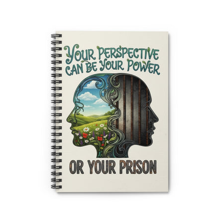 Inspirational Spiral Notebook - Your Perspective Can Be Your Power