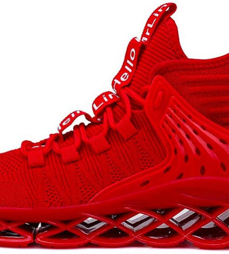 Men'S Running Shoes Non Slip Athletic Tennis Walking Blade Type Sneakers Hip Hop