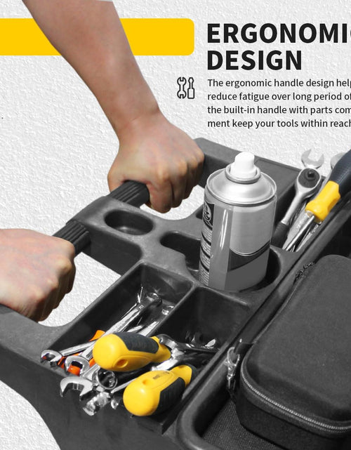 Load image into Gallery viewer, 80855 500-Pound Service Cart with Two Trays (40&quot; X 17&quot; Overall Dimensions)
