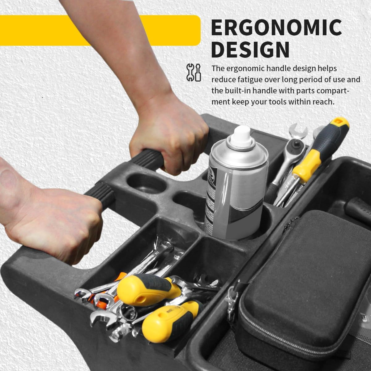 80855 500-Pound Service Cart with Two Trays (40" X 17" Overall Dimensions)