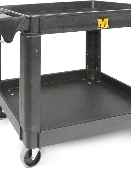 Load image into Gallery viewer, 80855 500-Pound Service Cart with Two Trays (40&quot; X 17&quot; Overall Dimensions)
