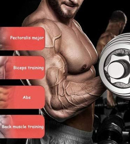 Cast Iron Adjustable Dumbbell Barbell Set (110LB/66LB/44LB), Weight with Connecting Rod 2 in 1 Home Body Workout Exercise Equipment for Men and Woman…