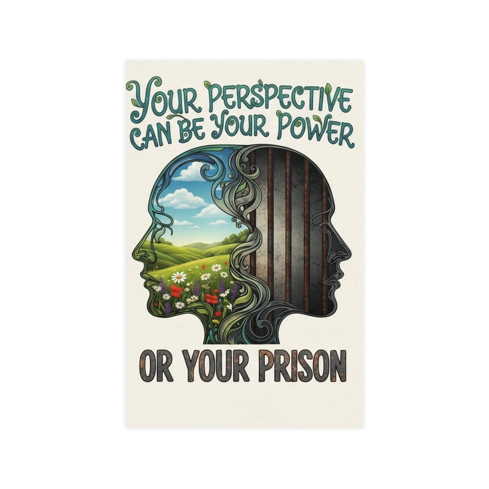 Vertical and Horizontal Matte Posters