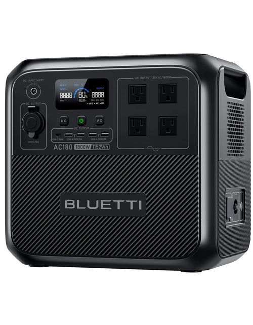 Load image into Gallery viewer, AC180 Solar Generator, 1440W | 1152Wh Lifepo4 Power Station, Portable for Off-Grid, Home, Camping, RV
